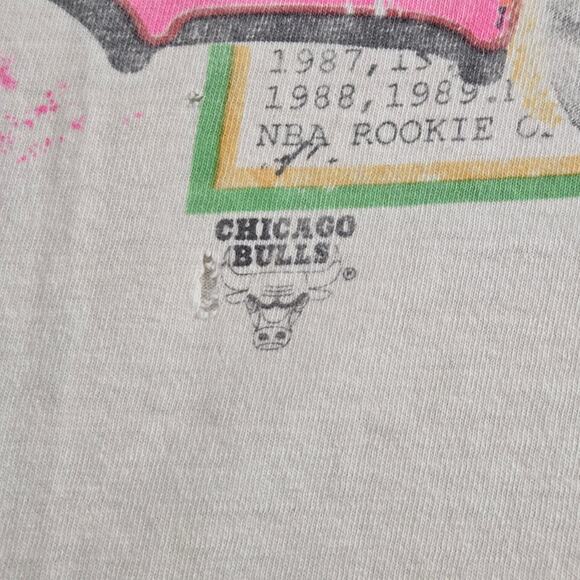 Vintage Michael Jordan Chicago Bulls 80s MVPs Salem Sportswear Tee XL - Picture 8 of 14
